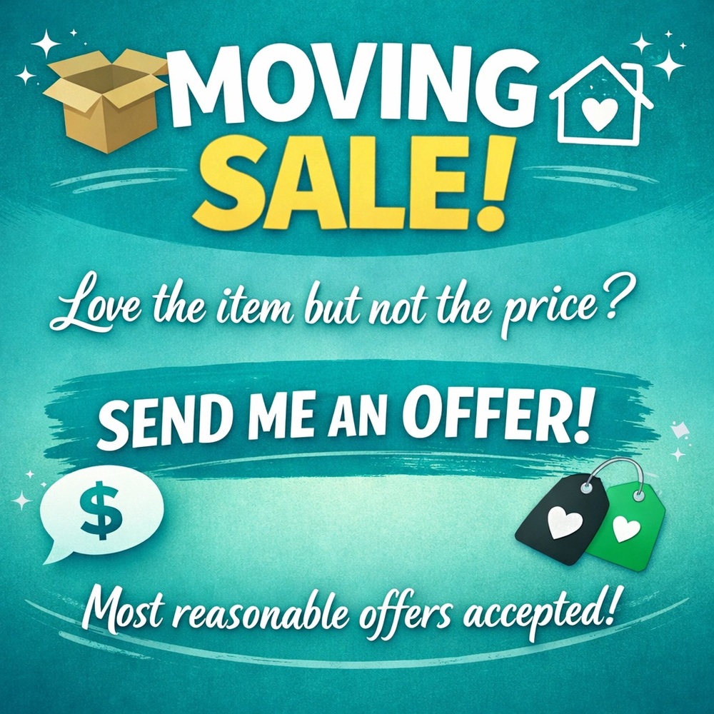 Moving sale